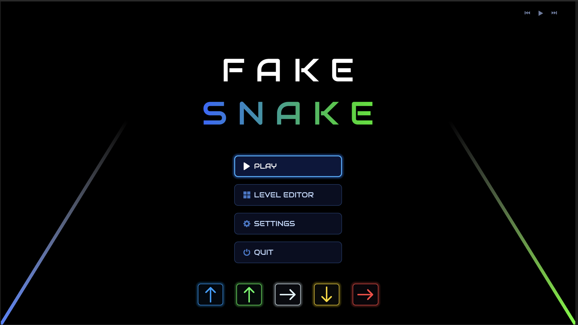 Main menu