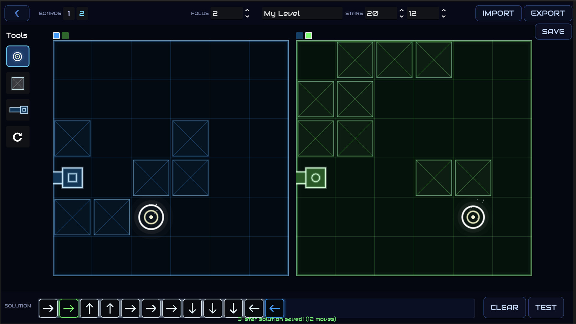 Built-in level editor