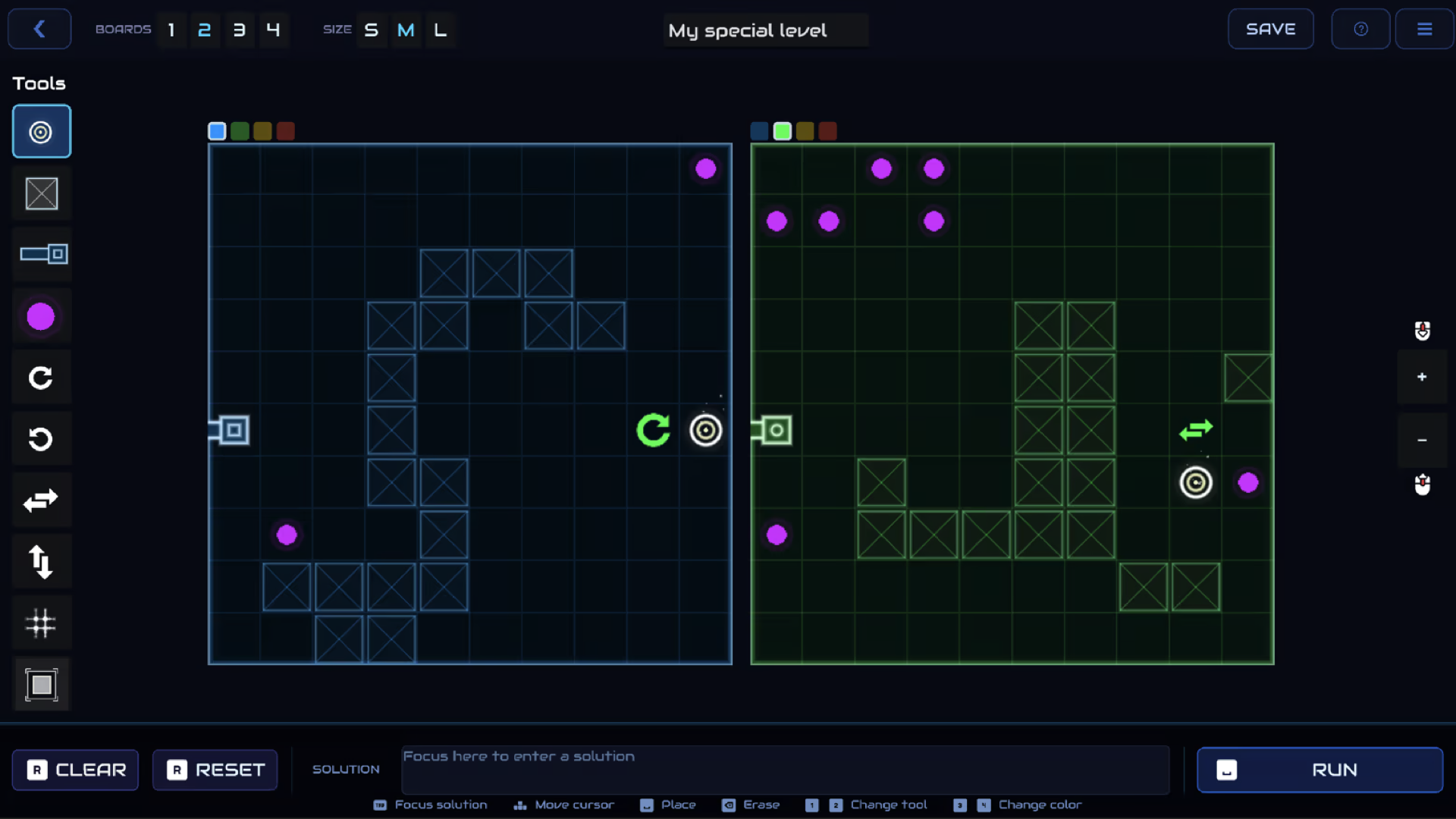 Built-in level editor